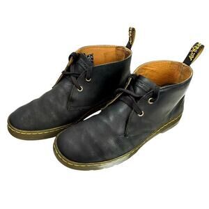 Dr Martens‎ Cabrillo Chukka Short Ankle Boots Black Matte Leather Mens Size 9